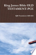 King James Bible OLD TESTAMENT-PCE Cover