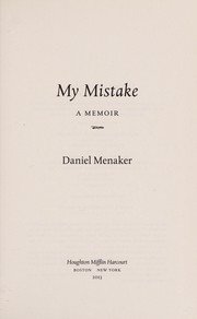 Cover of My mistake