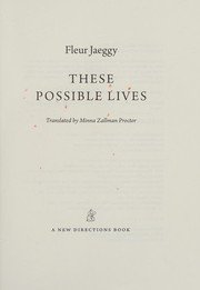 Cover of These possible lives