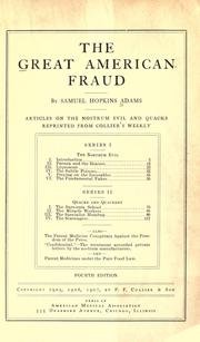 Cover of The great American fraud