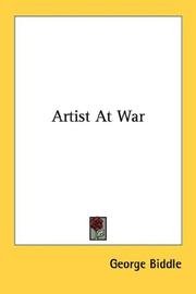 Cover of Artist at war