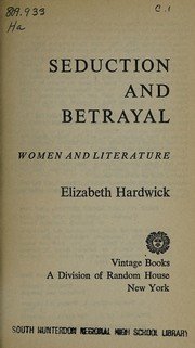 Cover of Seduction and betrayal