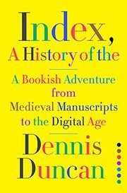 Cover of Index, A History of the