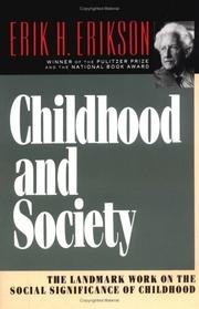 Cover of Childhood and society