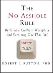 Cover of The No Asshole Rule