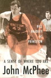 Cover of A sense of where you are