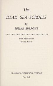 Cover of The Dead Sea scrolls
