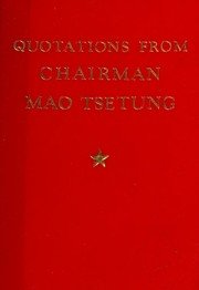 Cover of QUOTATIONS FROM CHAIRMAN MAO TSE-TUNG.