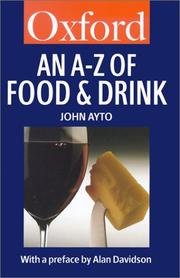 Cover of An A-Z of food and drink