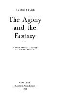 Cover of The Agony and the Ecstasy