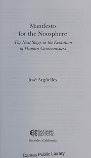 Cover of Manifesto for the noosphere