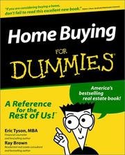 Cover of Home buying for dummies