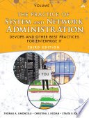 Cover of The Practice of System and Network Administration