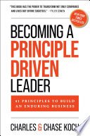 Cover of Becoming a Principle-Driven Leader