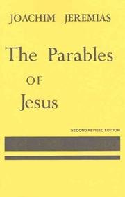 Cover of The parables of Jesus