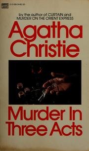 Cover of Murder in Three Acts