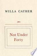 Cover of Not Under Forty