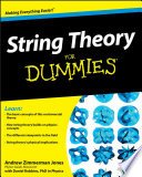 Cover of String Theory For Dummies