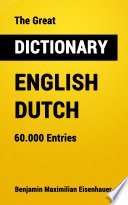 Cover of The Great Dictionary English - Dutch