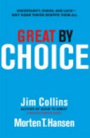 Cover of Great by Choice