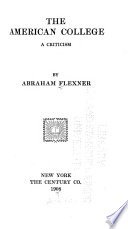 Cover of The American College