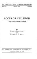 Cover of Roofs Or Ceilings?