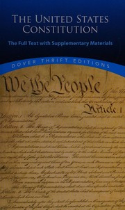 The Constitution of the United States and related documents