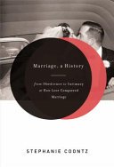 Cover of Marriage, a History