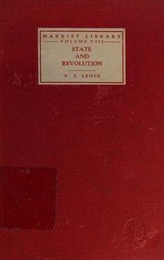 Cover of Государство и революция