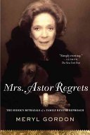 Cover of Mrs. Astor Regrets