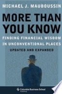 Cover of More Than You Know