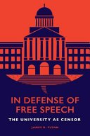 Cover of In Defense of Free Speech