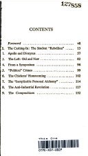 Cover of The New Left: the Anti-Industrial Revolution