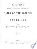 Cover of Wilson's Tales of the Borders, Etc