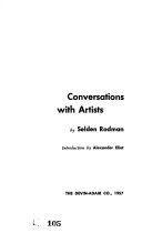 Cover of Conversations with Artists