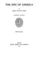 Cover of The Epic of America