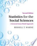 Cover of Statistics for the Social Sciences