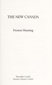 Cover of The new Canada