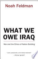 Cover of What We Owe Iraq