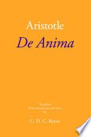 Cover of De Anima