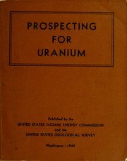 Cover of Prospecting for uranium