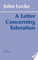 Cover of A Letter Concerning Toleration
