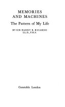 Memories and Machines: the Pattern of My Life Cover