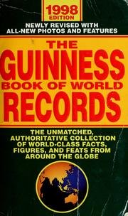 Cover of The Guinness book of world records, 1998.