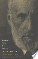 Cover of Advice for a Young Investigator