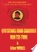 Cover of Quotations from Chairman Mao Tse-tung (The Little Red Book) & Other Works