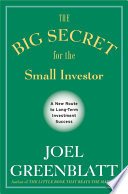 Cover of The Big Secret for the Small Investor
