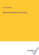 Cover of Secret Instructions of the Jesuits