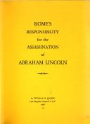 Cover of Rome's Responsibility for the Assassination of Abraham Lincoln