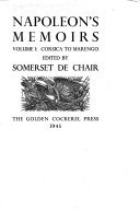 Cover of Napoleon's Memoirs